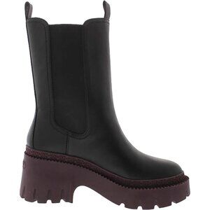 Coach Womens Alexa Leather Chelsea Boots Size: 6.5